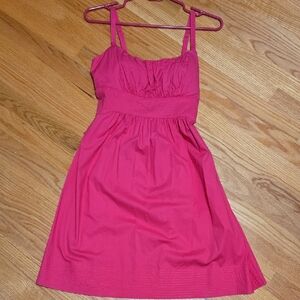 Dressbarn Pink Ruched Sleeveless Mini Dress